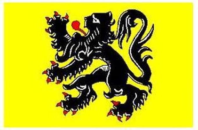 New Age Devi - Vlaamse Vlag - 90/150CM - Belgische trots - Vlaanderen