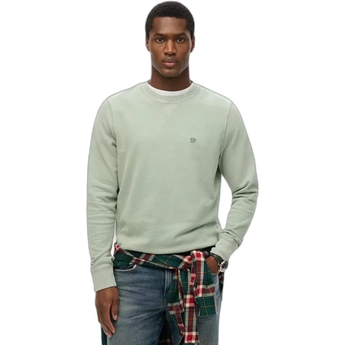 Superdry Classic Essential Sweatshirt Lichtblauw Grootte: S