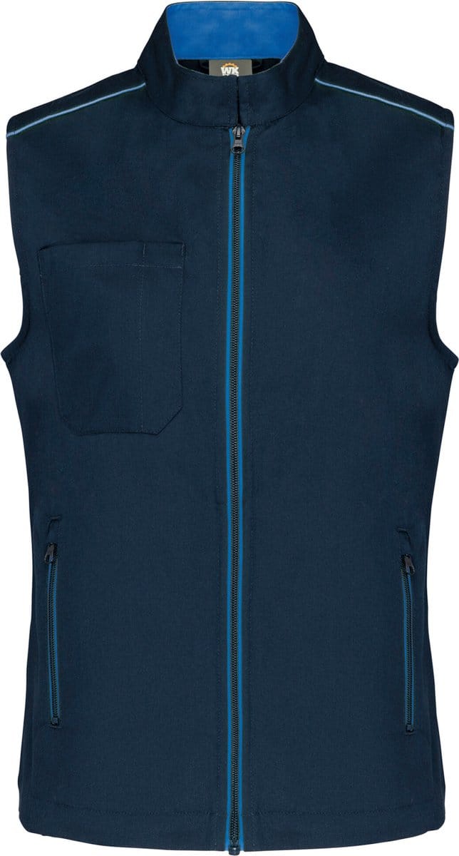 WK. Designed To Work Damesgilet Day To Day WK6149 - Navy / Light Royal Blue - M