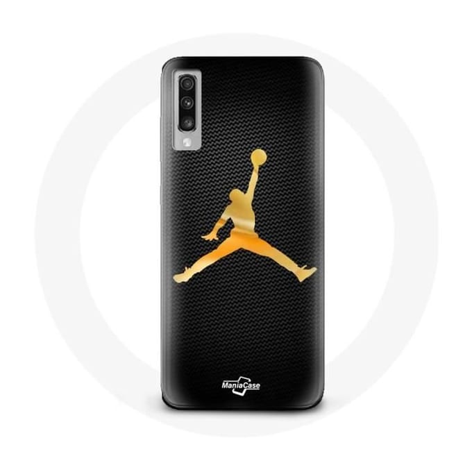 Coque - Michael Jordan - Samsung Galaxy A70 - Jaune - Souple - Sportif jaune