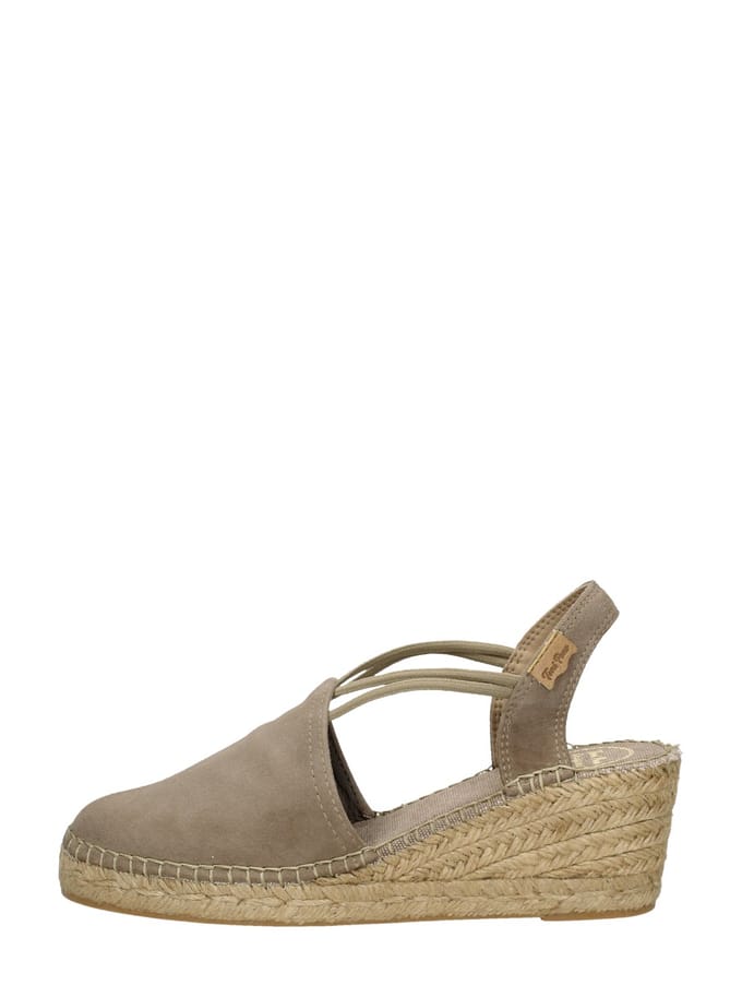 Toni Pons Tremp Dames Espadrilles - taupe - Maat 36