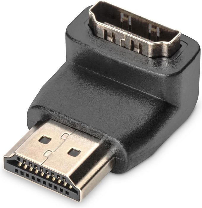 Digitus Hdmi 2.0 High Speed Adapter Met Ethernet Voor Playstation 4 5