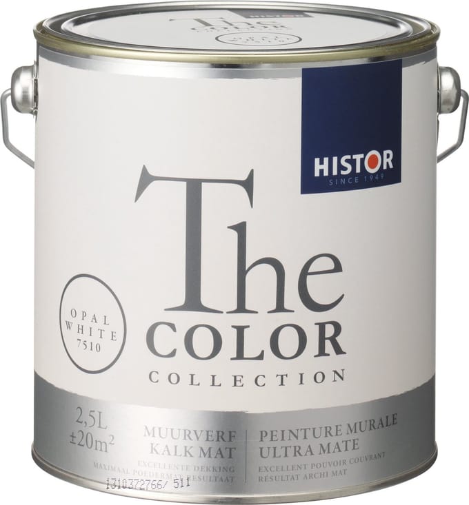 Histor The Color Collection Muurverf - 2,5 Liter - Opal White