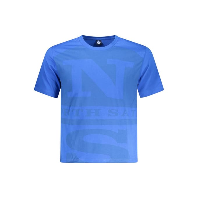 North Sails Blauwe Katoenen Heren T-Shirt