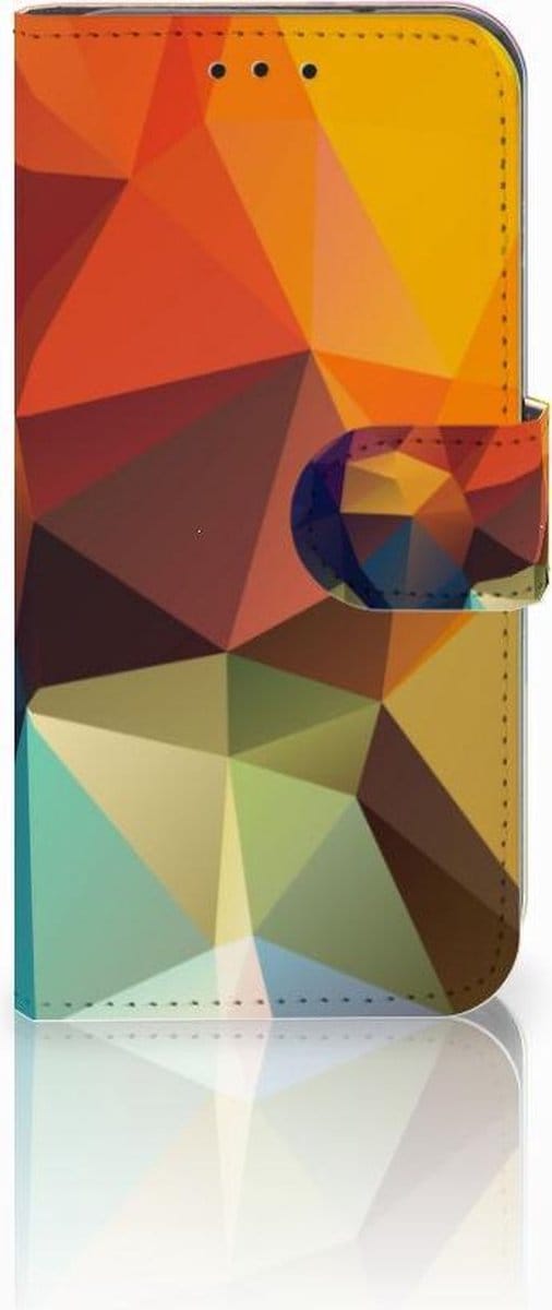 Boekhoesje voor Samsung Galaxy S10e Book Case Polygon Color