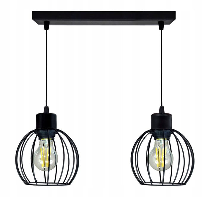 Hanglamp Metall Zwart Dradbol 3x 3x 27