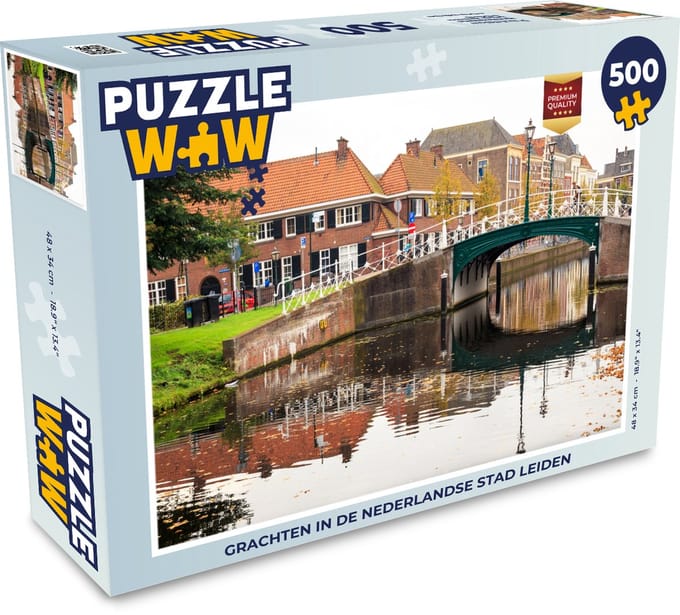 Puzzel Water - Leiden - Huis - Legpuzzel - Puzzel 500 stukjes