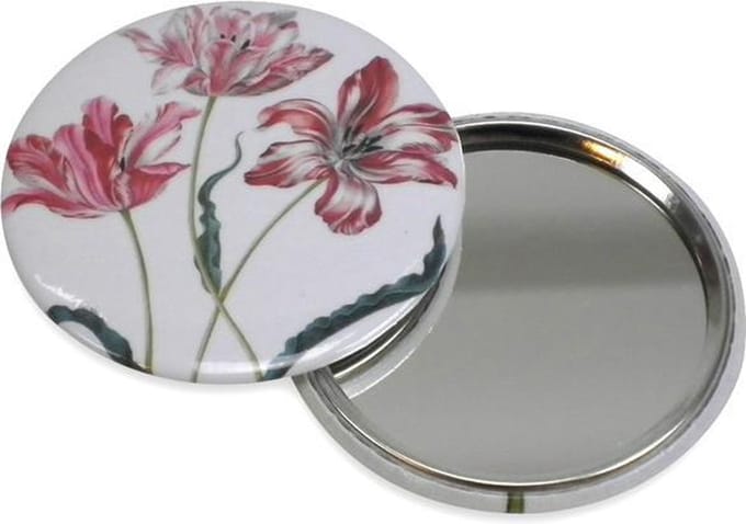 Lanzfeld - Zakspiegeltje Ø 80 mm - Make up spiegel - Merian - Drie Tulpen