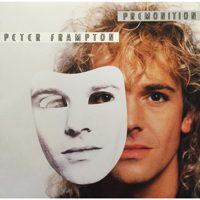 LP Plaat PETER FRAMPTON  Premonition 7812901 Atlantic 1986 Canada Rock Gebruikt brown