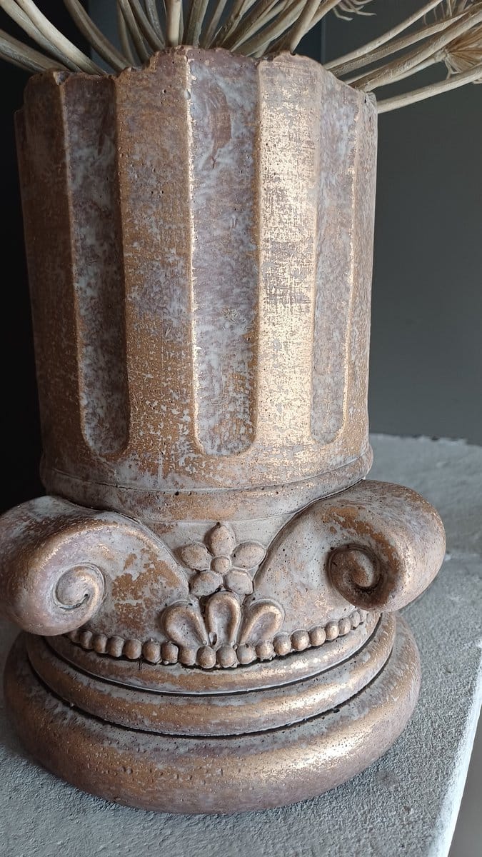 Wants&Needs Bloempot Column Goud 19.5 X 19.5 X 23