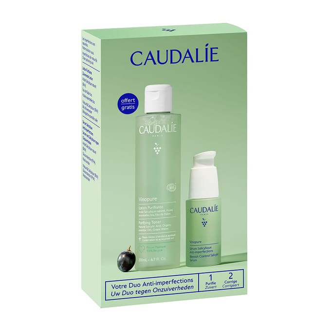 Caudalie Vinopure Clear Skin Tone & Treat Set
