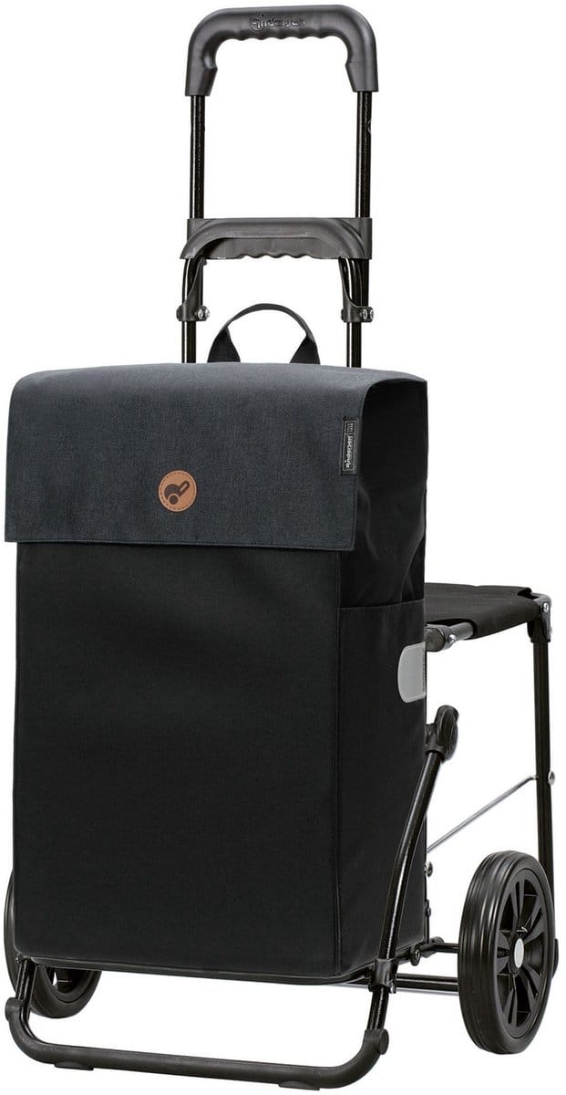 Andersen Shopper Komfort Shopper Hera Winkelwagen 57 cm - 45 L - schwarz