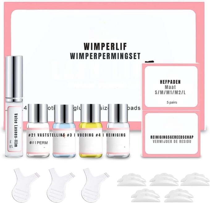 Core® Wimperlifting set - Wimperlift - Wimpers - Roze - 25cm x 15cm x 10cm