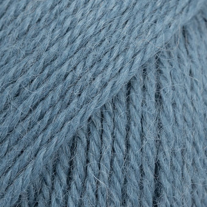 DROPS Alpaca Uni Colour - 6309 denimblauw - Wol Garen