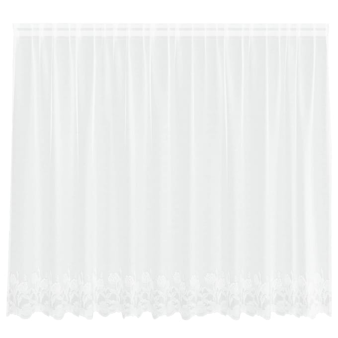vidaXL Kantgordijn Wit 160 x 300 cm Polyester