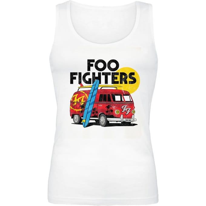 Foo Fighters Top - Van - L tot XXL - voor Vrouwen - wit