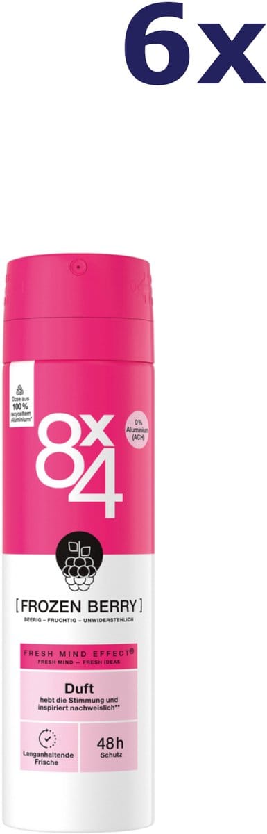 8x4 Deospray - Frozen Berry - 6x 150ml
