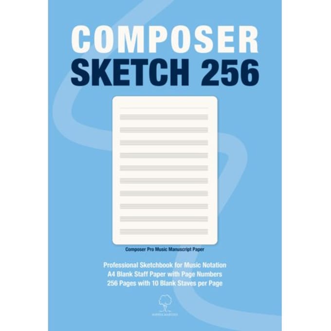 Composer Sketch 256 - Composer Pro Premium Muziekpapier - Sophia Martins