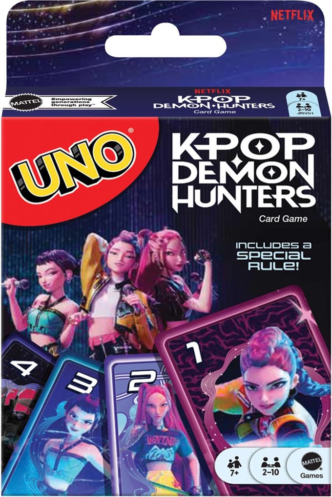 Mattel UNO K-Pop Demon Hunters Bordspellen Kaartspellen