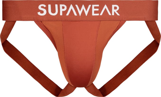 SUPAWEAR Vortex Jockstrap Cranberry - MAAT M - Heren Ondergoed - Jockstrap voor Man - Mannen Jock