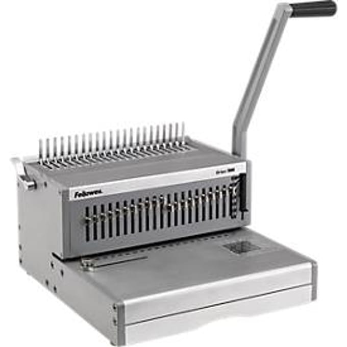 Fellowes plastic-inbindmachine Orion 500, stanscapaciteit 30 vel, inbindcapaciteit 500 vel