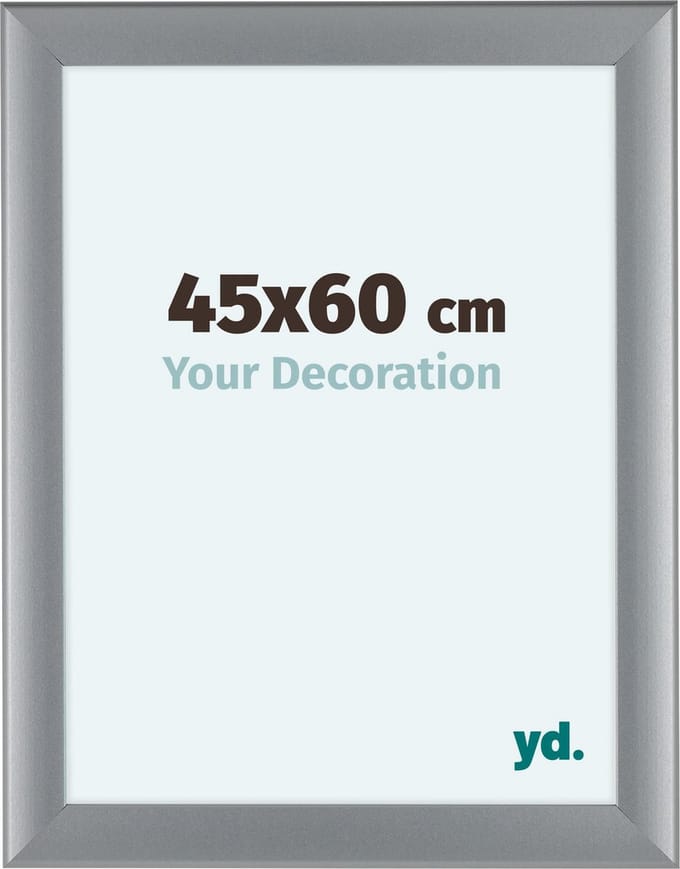 Your Decoration - Fotolijst 45x60 cm - MDF - Zilver Mat - Como