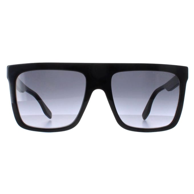 Marc Jacobs Marc 639/S 807 9O zwarte donkergrijze zonnebril met kleurverloop