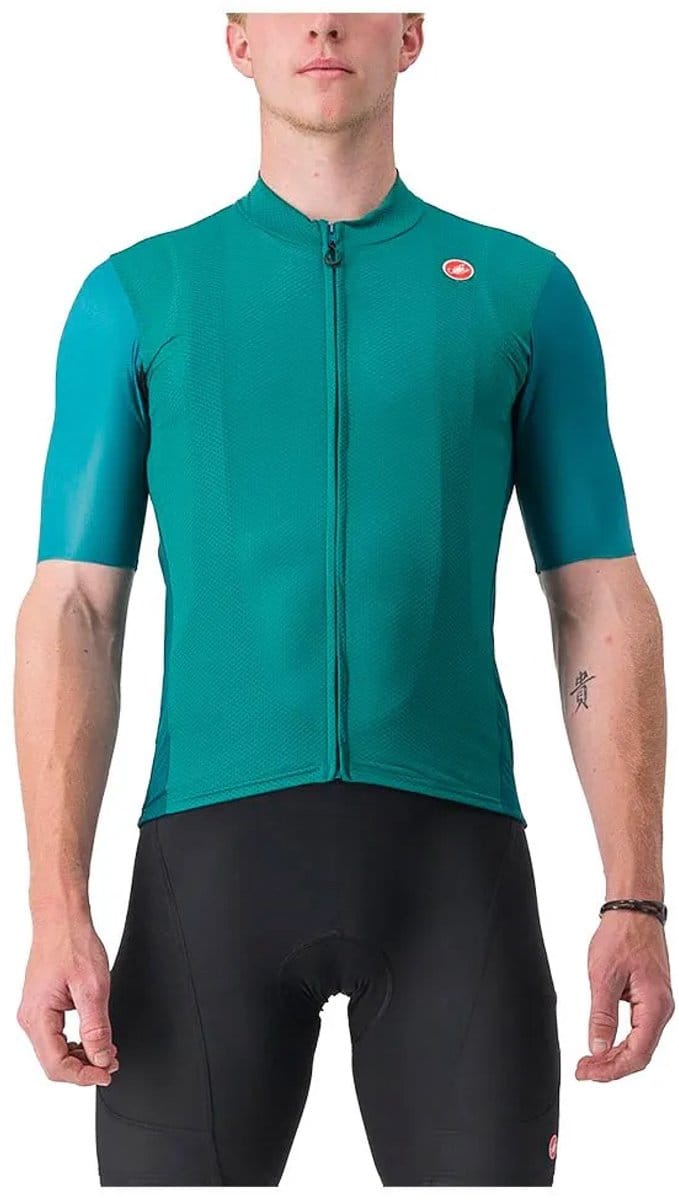 Castelli Endurance Elite Korte Mouw Wielertrui Groen S Man
