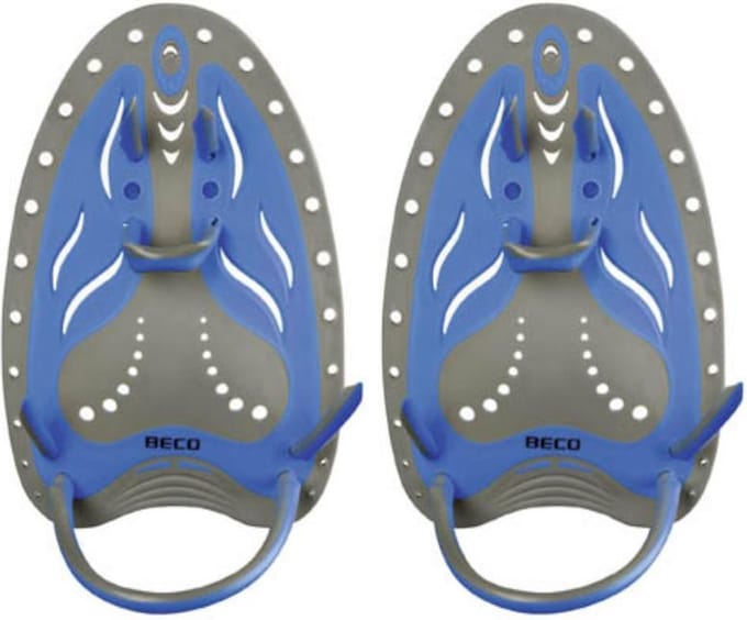 BECO handpeddels Flex - hydronamisch - maat M - blauw