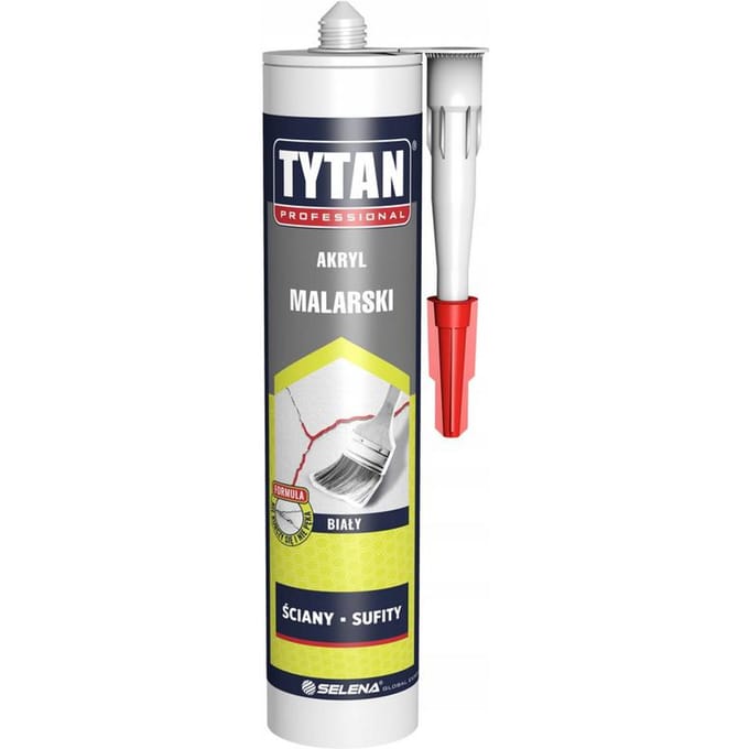 Selena Tytan Professional - Acrylverfkit - Wit - 280ml - Anti-vlek en Anti-barst