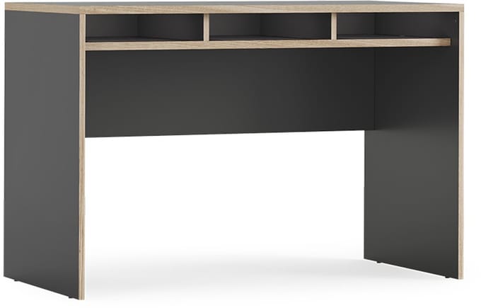 Vicco Tetrix Bureau – 112 x 55 cm met 3 compartimenten Antraciet