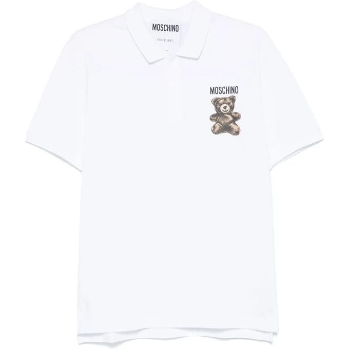 Polo shirt met teddybeerlogo