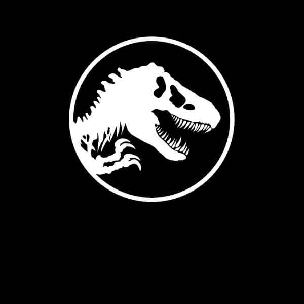 Jurassic Park Circle Logo Women's T-Shirt - Black - S