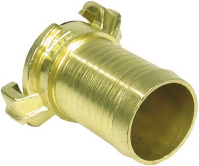 Talen Tools - GK-snelkoppeling - Met slangtule - Messing - Voor 1 1/4 inch