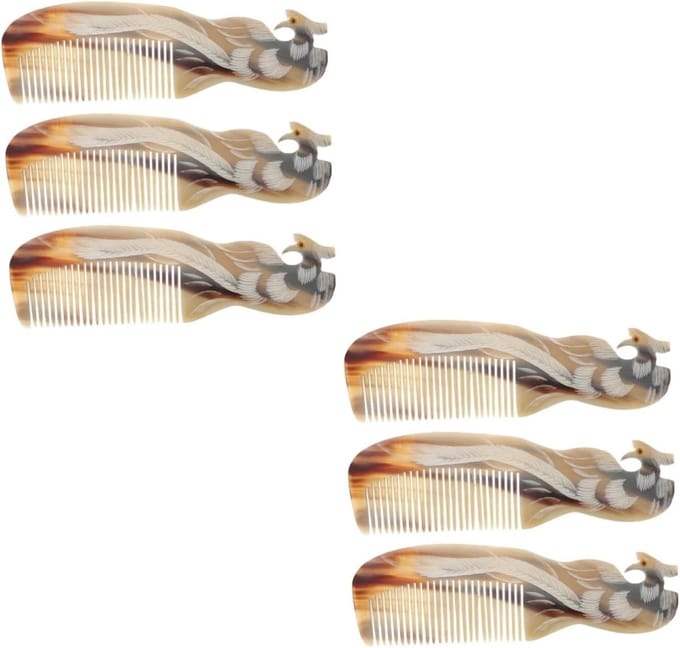 Haarkam Set - Volume Kam - Haar Stylen - Brede Tanden - 18 x 5.5 cm - Donker