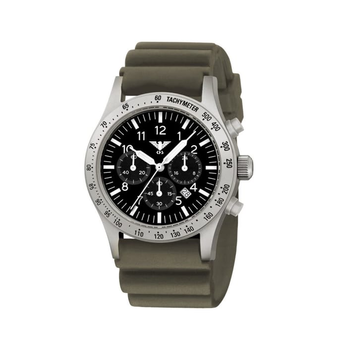 KHS - KHS.PLASSC.DSGO - Polshorloge - Heren - Solar - PLATOON Steel Solar Chronograph