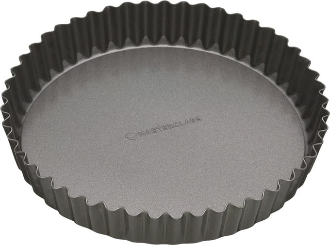 Masterclass Taartvorm / Quichevorm Met Losse Bodem - Geribbelde Randen En Antiaanbaklaag 23 cm (9 ")