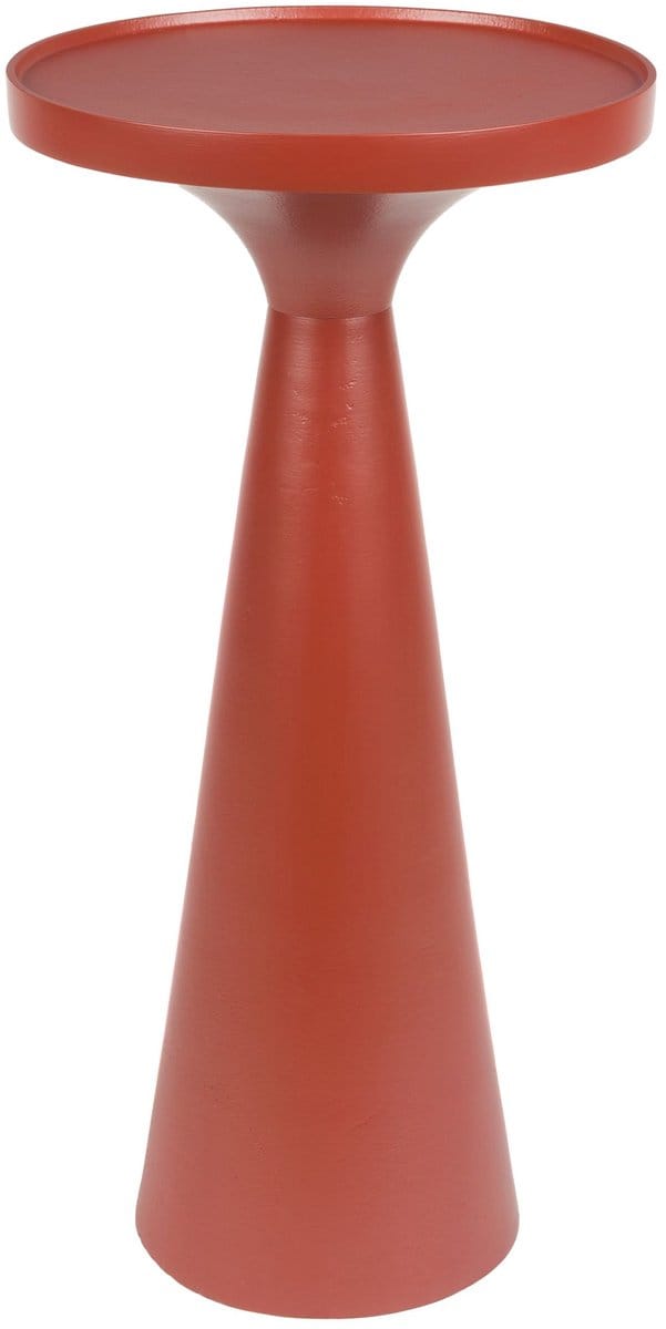 Zuiver Floss Bijzettafel Rond 28 cm Marsala Rood