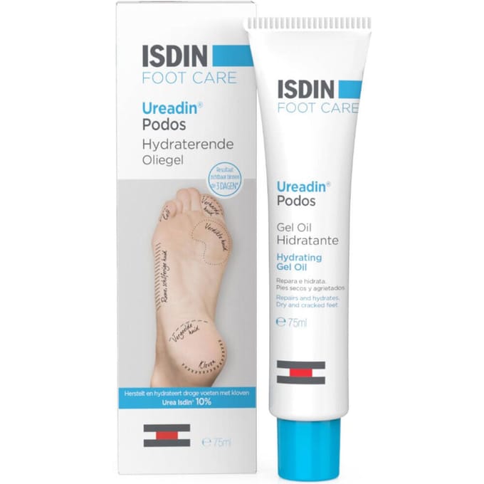 ISDIN - Ureadin Podos Hydraterende Oliegel - 75ml - Voeten verzorging