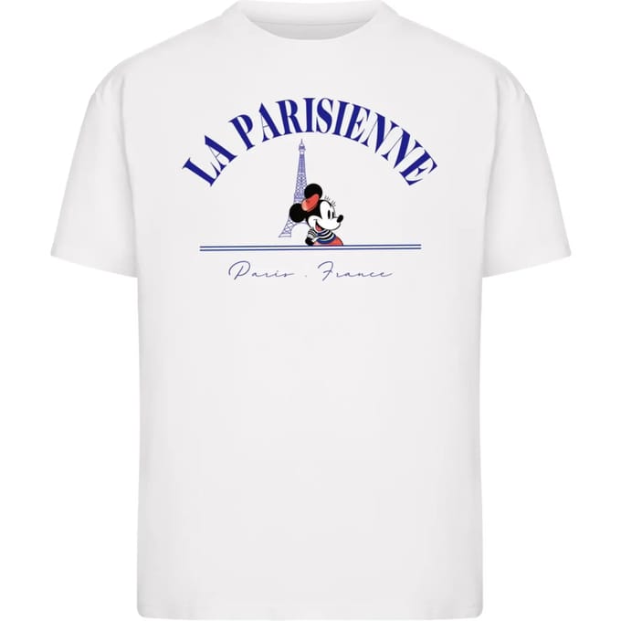 Dames-T-shirt Merchcode Minnie La Parisienne