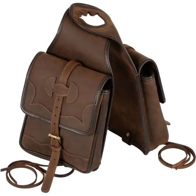 Western zadeltas van leer Pool's