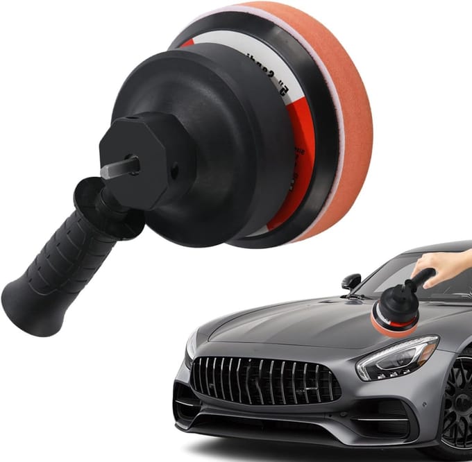 Accu polijstmachine - Elektrische buffer - Auto lak herstellen - Stil en geruisloos - 539 gram - Zwart