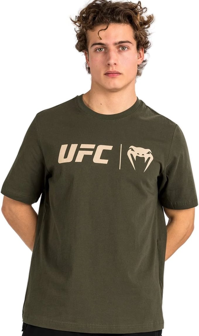 UFC Venum Classic T-Shirt Kaki Brons - S