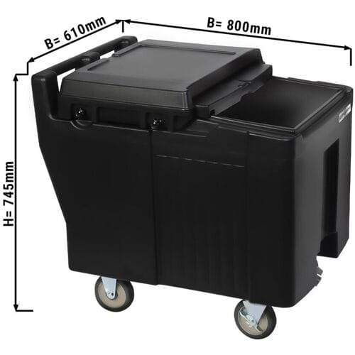 GGM Gastro Thermoisolierter Eiswagen / Ice Caddy - 125 Liter