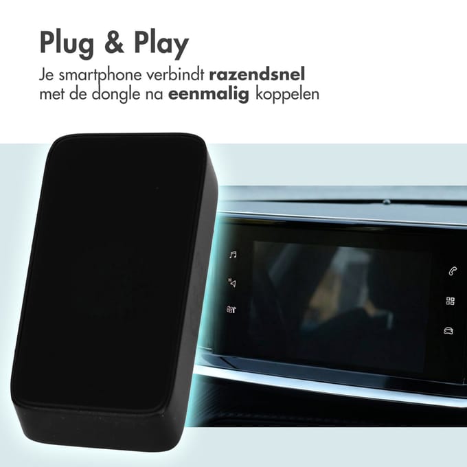 imoshion 2-in-1 Car Dongle - Geschikt voor Apple Carplay en Android Auto - USB-C / USB-A