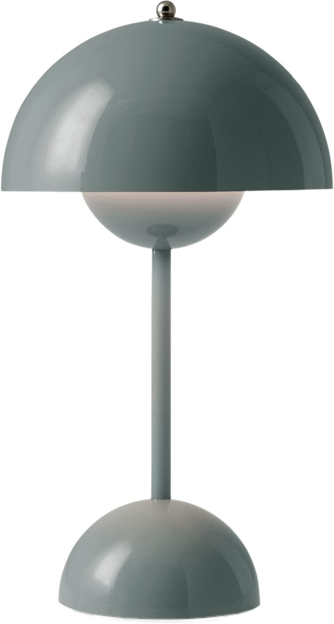 &Tradition Oplaadbare tafellamp Flowerpot VP9 - stone blue