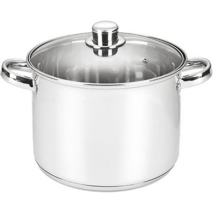 Michelino Soeppan - 8 Liter - RVS - Vaatwasserbestendigd - Ø24 cm