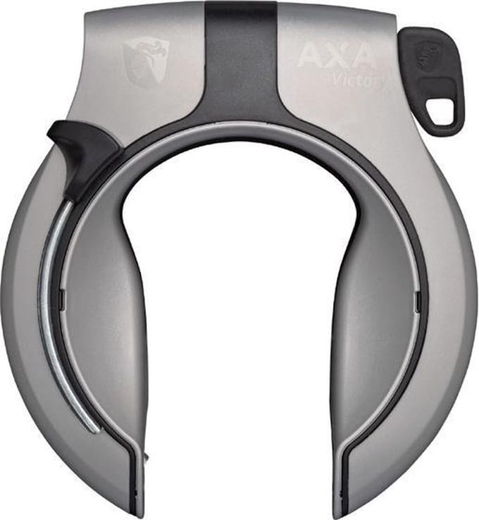 AXA Victory ringslot zilver/matzwart