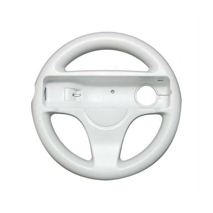 Volant de course Mario pour jeux vidéo Wii - Nintendo - Blanc