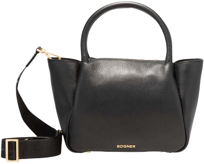 Bogner Handtas Schoudertas Wallis Raja Handbag Black Zwart